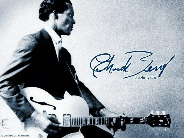 040 Chuck Berry RIP Duck Walk USA Singer Guitar Player 32x24 Poster