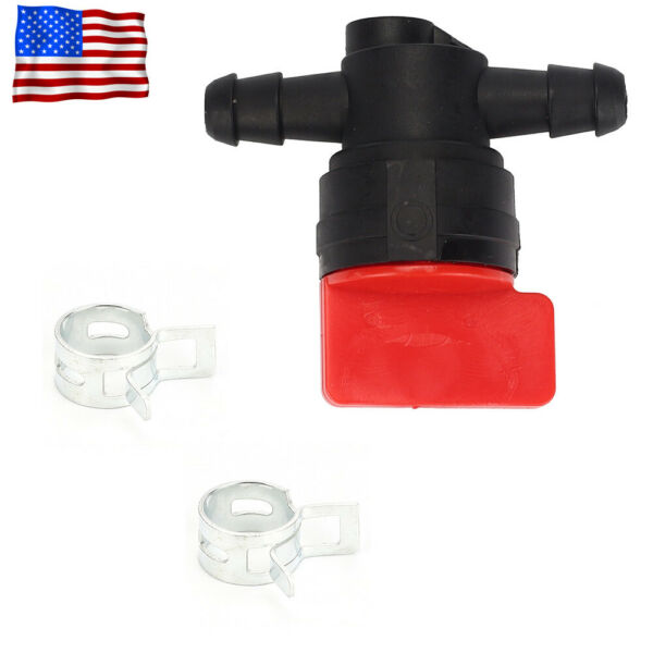 1 4 INLINE GAS FUEL CUT SHUT OFF VALVE WITH CLAMPS 494768 493960 698183 HOT