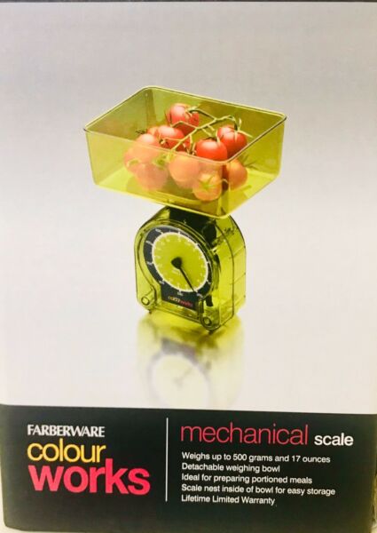 1 Count Farberware Colour Works Green Mechanical Scale Weighs Up To 500g 17 Oz