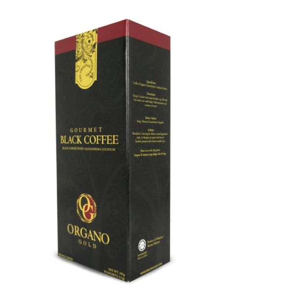 1 Box ORGANO GOLD GOURMET BLACK COFFEE WITH GANODERMA LUCIDUM