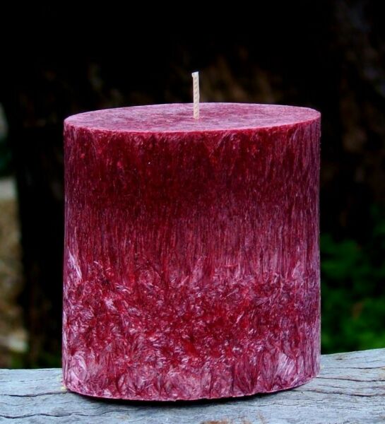80hr ROMANTIC ROSES WINE Triple Scented Natural OVAL ECO CANDLE Hand Crafted