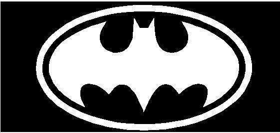 $1 Decals DC Batman Dark Knight Bat Logo 6 JEEP CHEVY FORD GMC