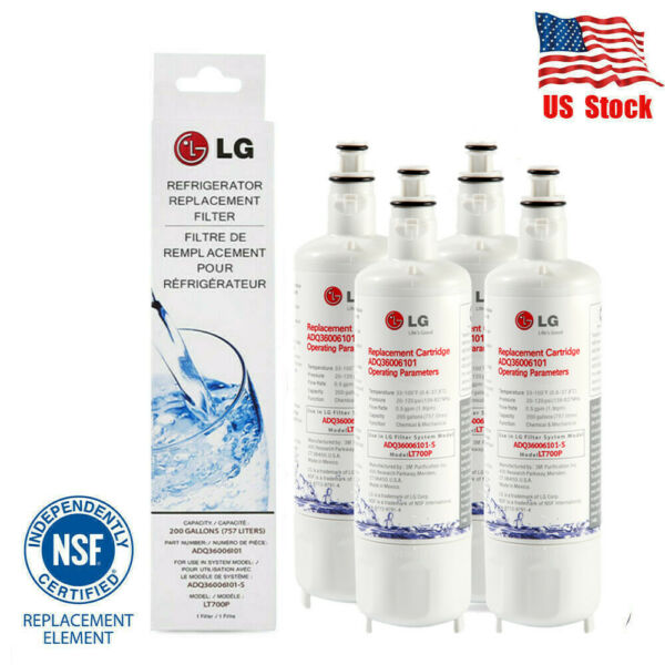 1 4P Replacement Fridge Water Filter LG LT700P for Kenmore ADQ36006101 46 9690