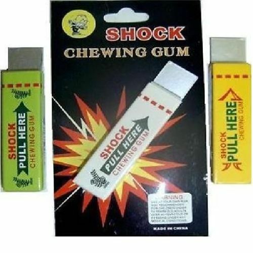 1 Pc Shocking Gum Shocking Electric Shock Novelty Bubble Gum Prank Trick