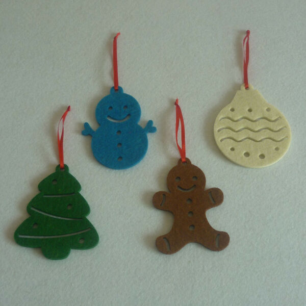 10 Bulk Christmas Hanging Snowman Bowling Pendants for Xmas Tree Party Decor