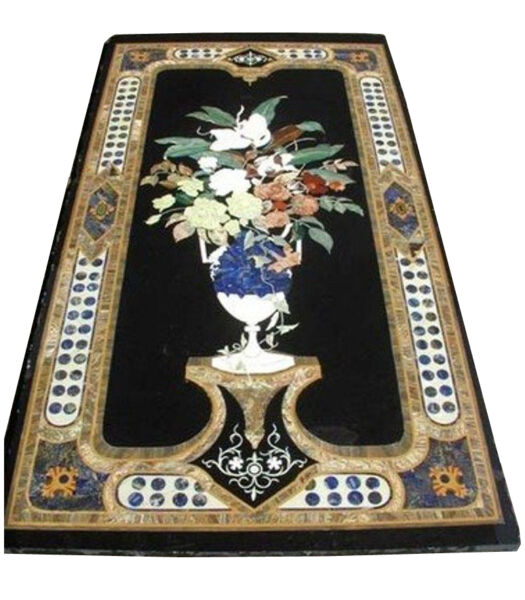 30x60 Marble Dining Room Table Top Pietradura Inlay Mosaic Home Decor H1981