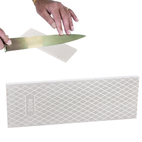 200600Grit Doubleâ€‘Sided Knife Sharpening Stone Whetstone For Home Kitchen Knife
