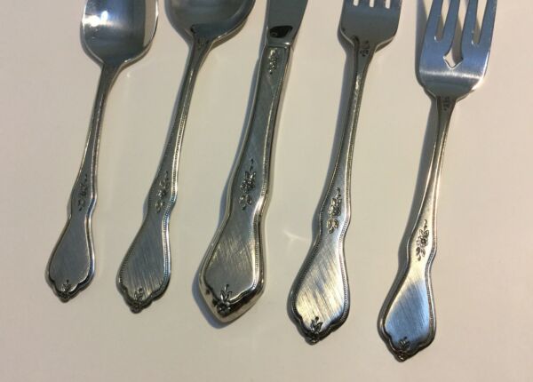  ONEIDA MORNING BLOSSOM PROFILE YOUR CHOICE STAINLESS FLATWARE EUC