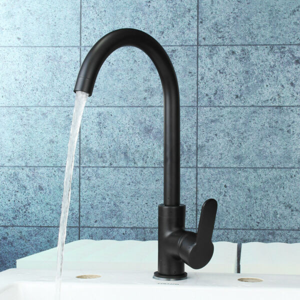 360° Rotation Kitchen Faucet Bathroom Copper HotCold Water Basin Sink