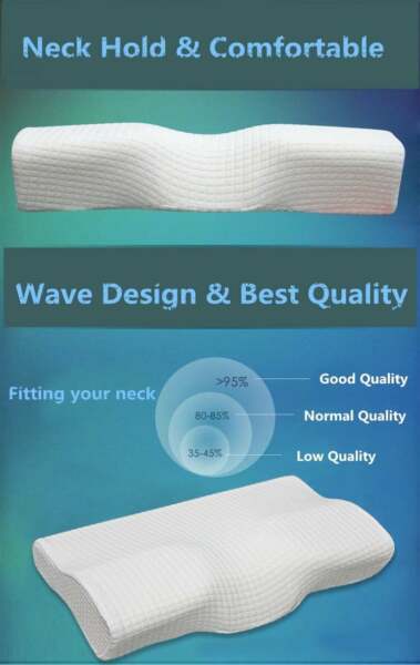 $99 Dosaze Contoured Orthopedic Memory Foam Pillow neck back pain Dozase Dosage