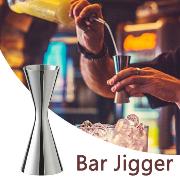 30 60ml Bartending Barware Cocktail Stainless Steel Double Head Bar Jigger