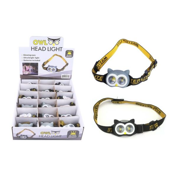 1 Diamond Visions Owl LED Ultra Bright Head Light Assorted Colors