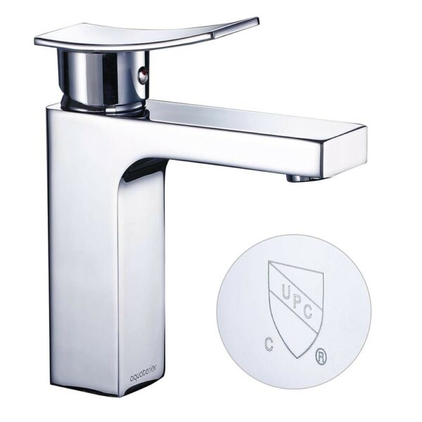 1 Hole Bathroom Kitchen Faucet Vanity Sink Washing Basin Single Handle Mixer