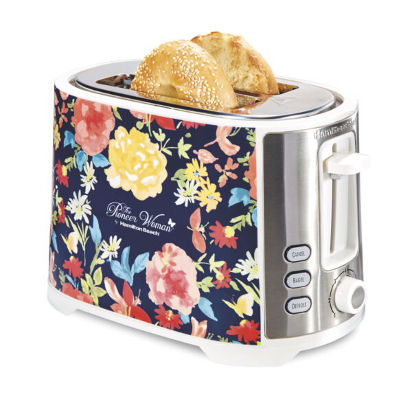 2 Slice Toaster Extra Wide Slot Stainless Steel Bread Oven The Pioneer Woman