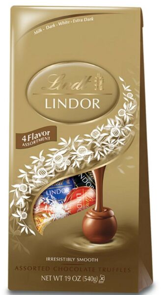 19 oz. Lindt Chocolate Assorted Lindor Truffle Bag