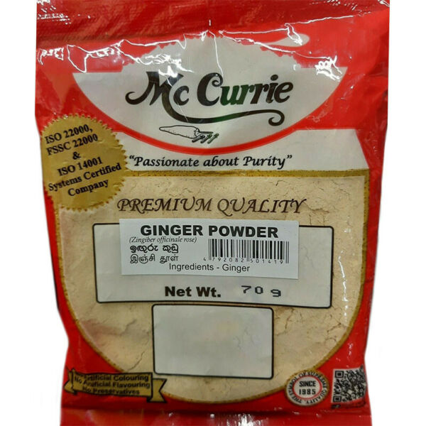 1Pcs Ginger Powder 70g New Pure Organic Premium Quality Ceylon Natural Spices